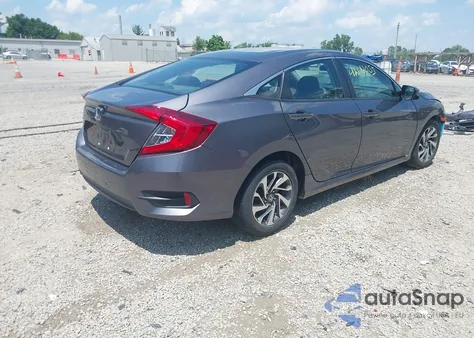 2016 Honda Civic Ex из США, поврежденный, VIN 19XFC2F75GE237876